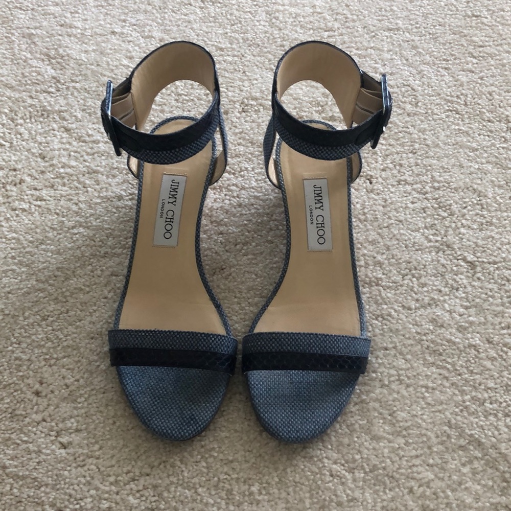 Light blue Jimmy Choo sandals